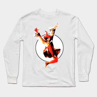 young man dancing Long Sleeve T-Shirt